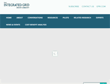 Tablet Screenshot of integratedgrid.com